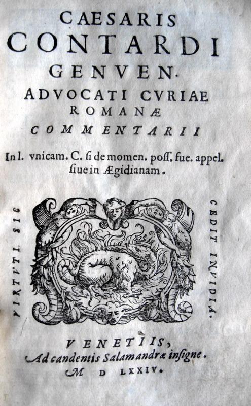 Cesare Contardi - Commentari di diritto processuale - 1574