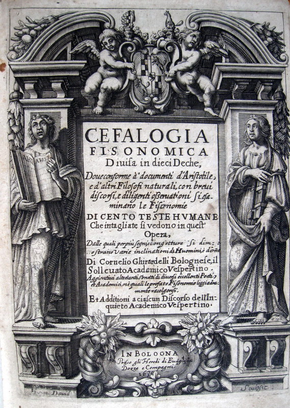 Cornelio Ghirardelli - Cefalogia fisonomica divisa in dieci deche - 1630