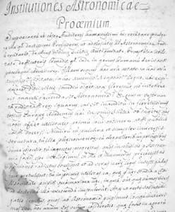 Manoscritto antico di astronomia del Settecento Manoscritto antico di astronomia del Settecento