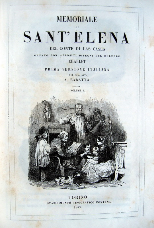 Napoleonica: Emmanuel de Las Cases - Memoriale di Sant'Elena - 1842