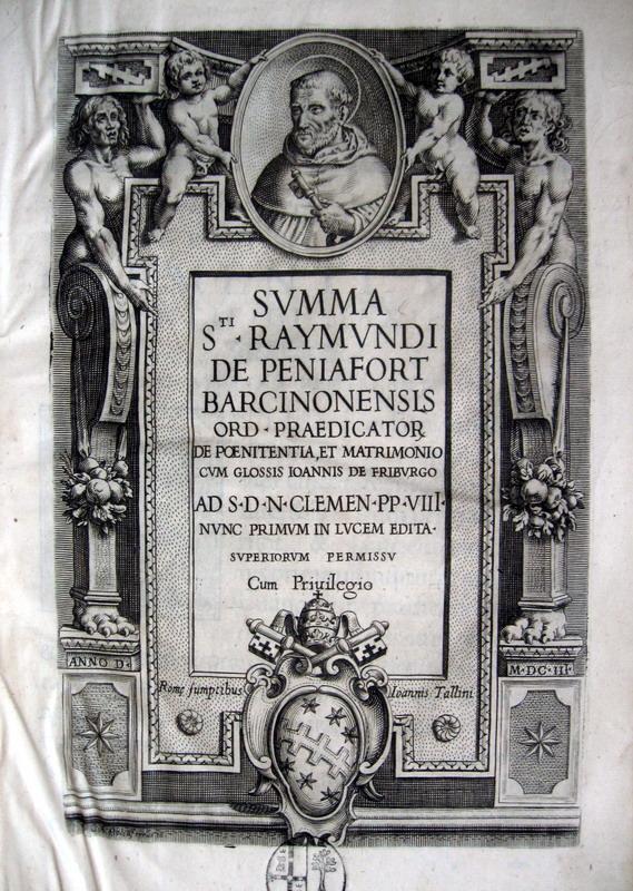 Raimondo di Penyafort - Summa cum glossis - 1603