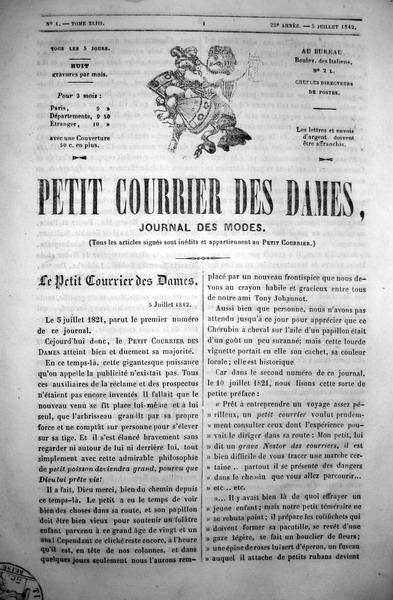 Petit courrier des dames Petit courrier des dames