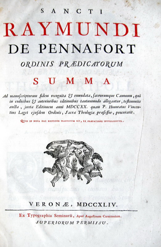 Raimondo da Penyafort - Summa - 1744