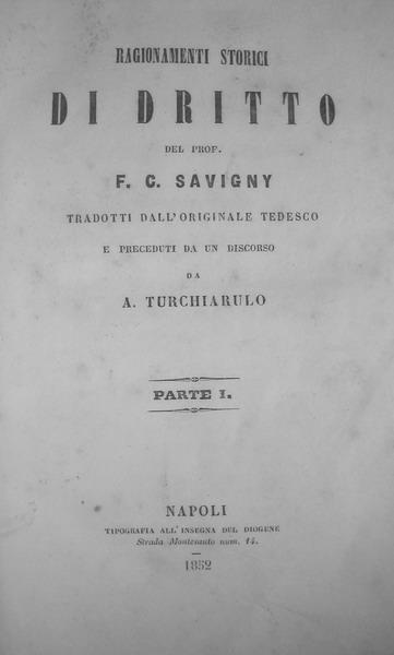 Friedrich Karl von Savigny Friedrich Karl von Savigny