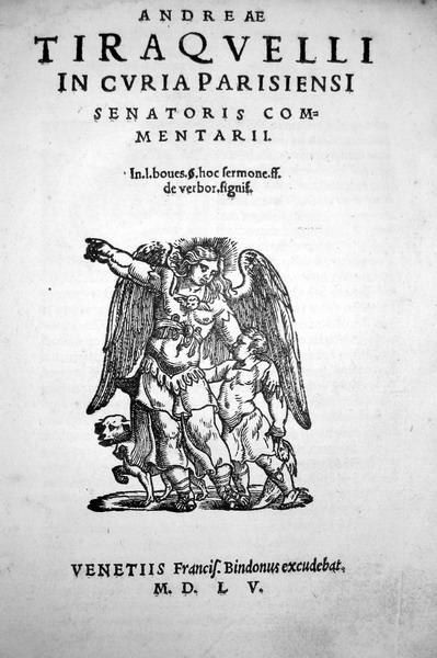 André Tiraqueau - Commentarii in l. Boves André Tiraqueau - Commentarii in l. Boves