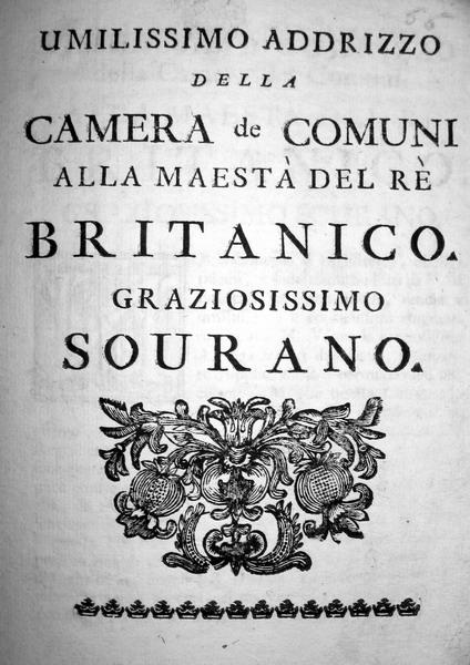 La Camera dei Comuni alla maest&agrave; del re britannico