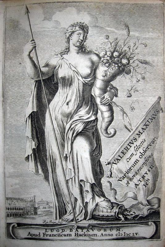 Legature alle armi: Valerius Maximus - 1655 Legature alle armi: Valerius Maximus - 1655